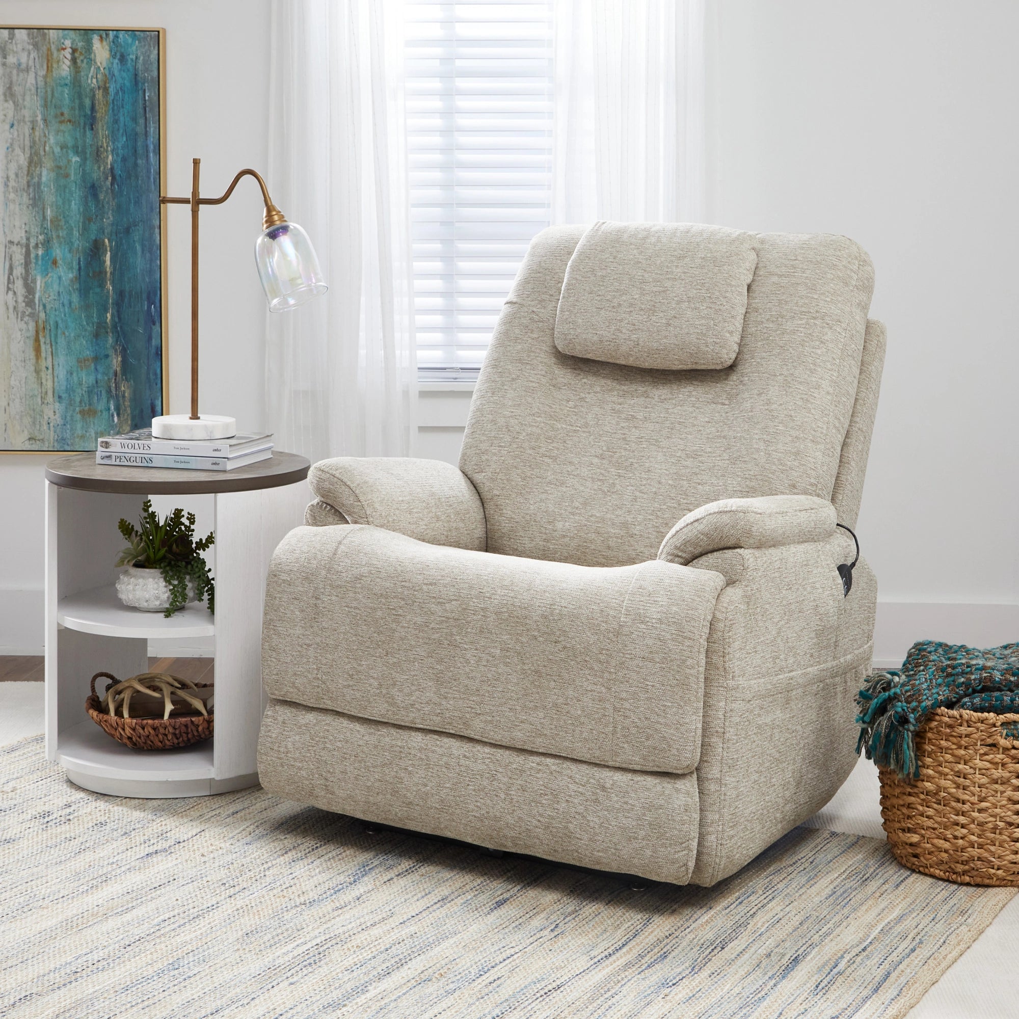 Zecliner Model 2+ Latitudes Power Lift Sleep Recliner with Power Headrest, Lumbar, Heat & Massage - 5000006218