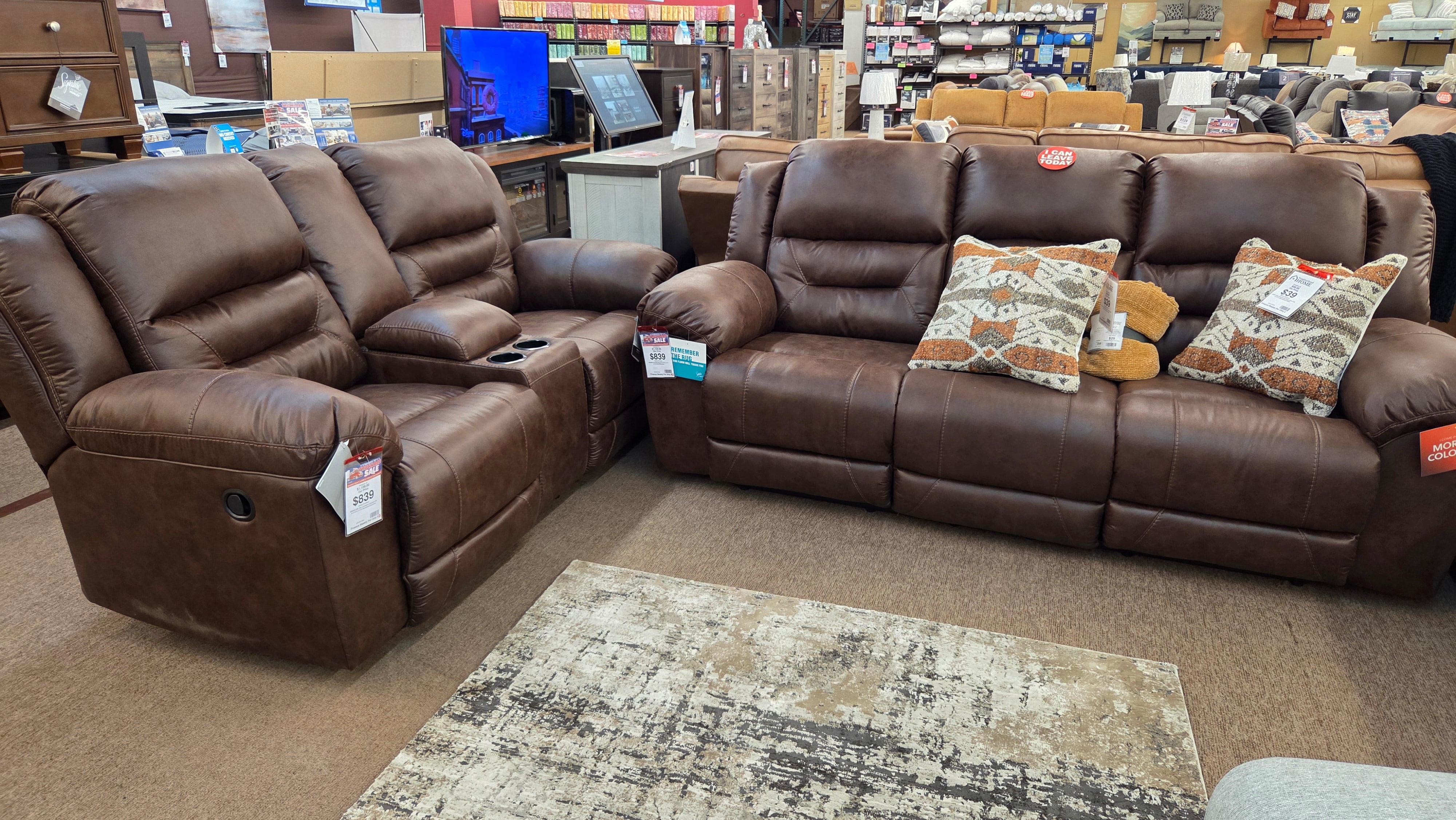 Stoneland Sofa and Loveseat