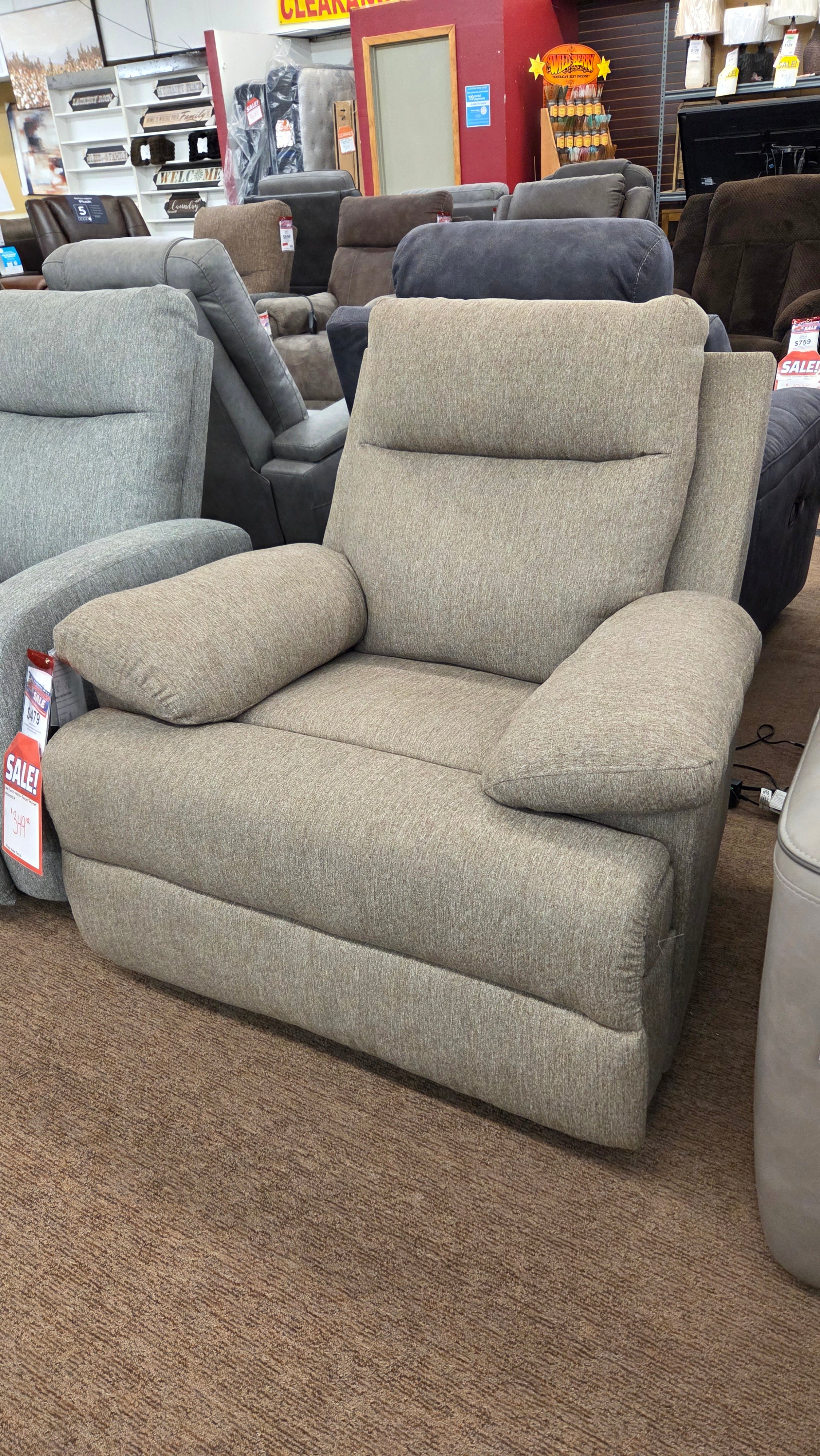 Side-Swipe Rocker Recliner