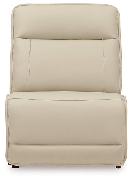 Double Deal Reclining Leather Sectional