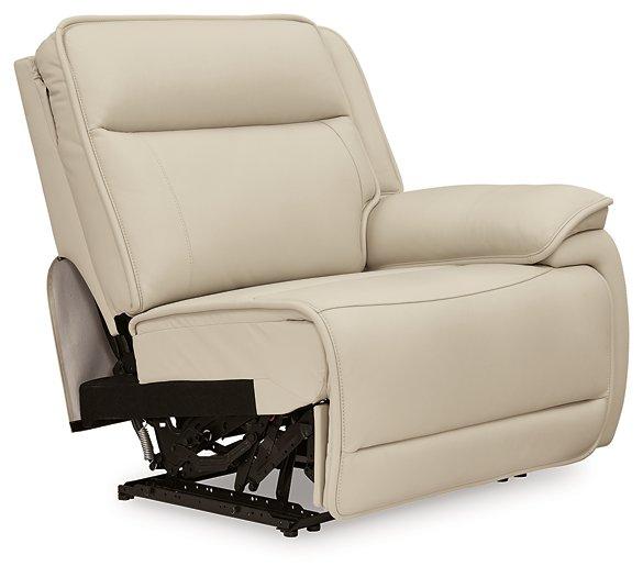 Double Deal Reclining Leather Sectional