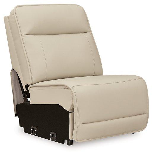 Double Deal Reclining Leather Sectional with 2 Consoles