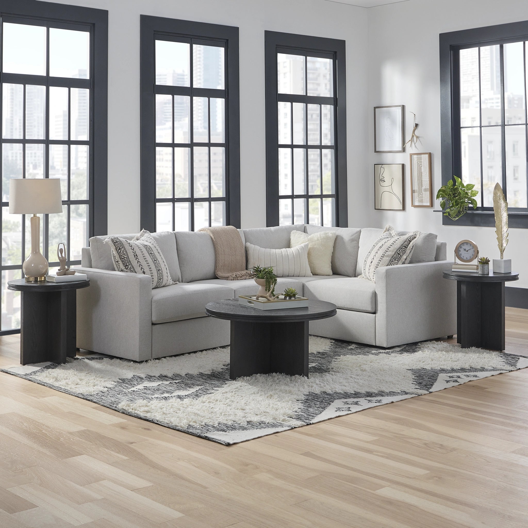 Flex 4-Seat Sectional with Standard Arm - 5000003546