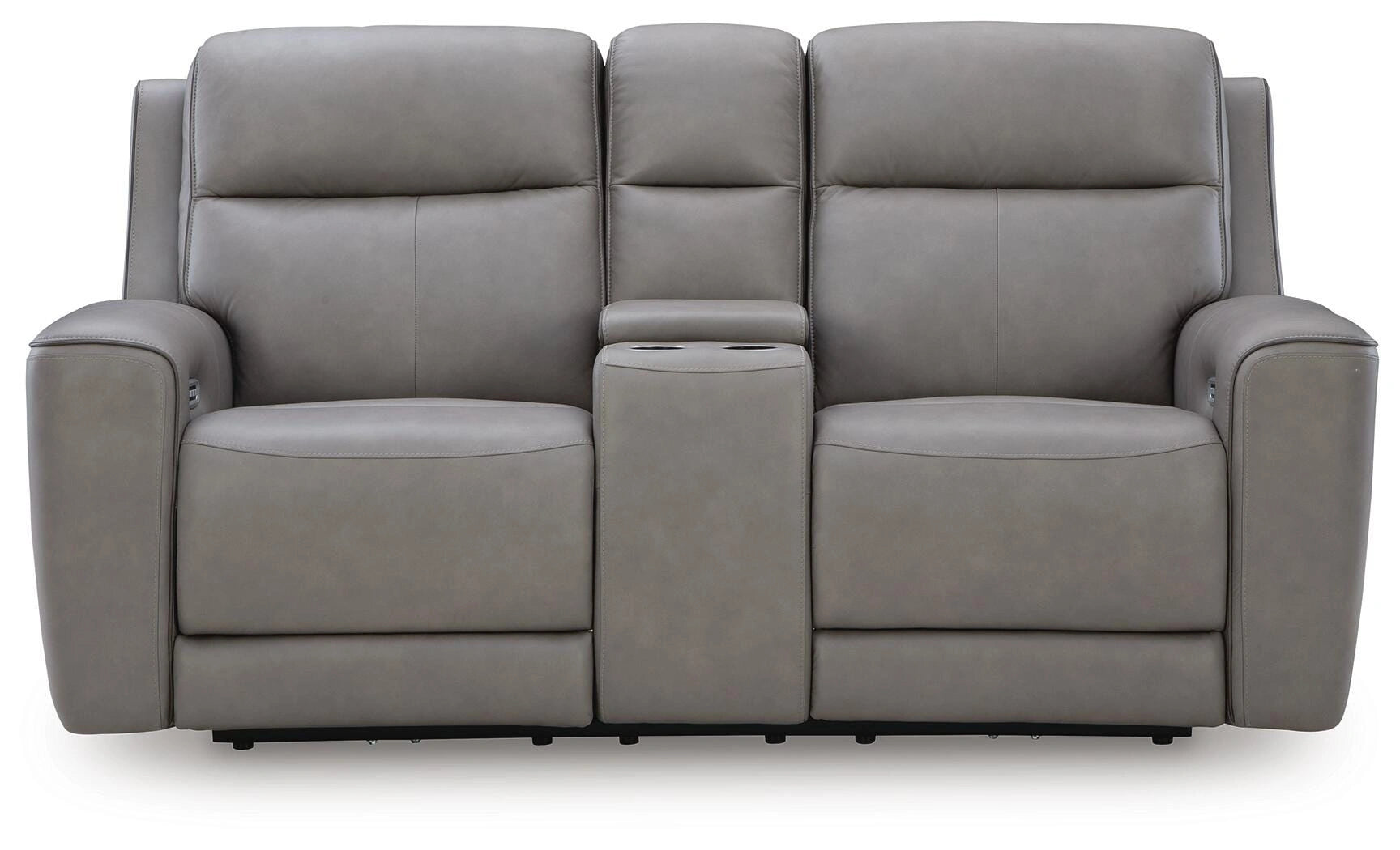 5Z-Comfort Power Reclining Loveseat with Console