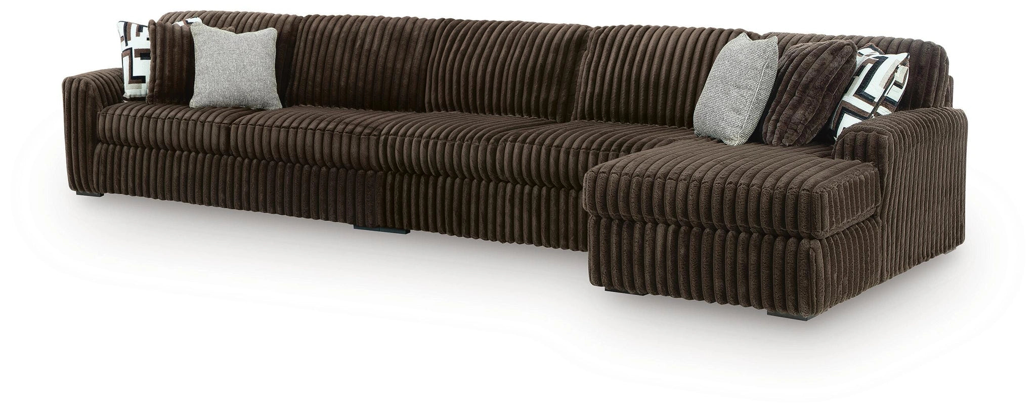 Midnight-Madness Sectional with Chaise