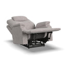 Flexsteel Zecliner Model 1 Fabric Power Recliner with Power Headrest & Lumbar in Dove 1091-50PH_352-01