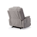 Flexsteel Zecliner Model 1 Fabric Power Lift Recliner with Power Headrest & Lumbar in Dove - 1091-55PH