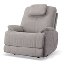 Flexsteel Zecliner Model 1 Fabric Power Lift Recliner with Power Headrest & Lumbar in Dove - 1091-55PH