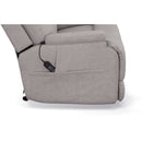 Flexsteel Zecliner Model 1 Fabric Power Lift Recliner with Power Headrest & Lumbar in Dove - 1091-55PH