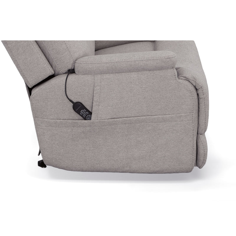Flexsteel Zecliner Model 1 Fabric Power Lift Recliner with Power Headrest & Lumbar in Dove - 1091-55PH
