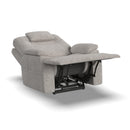 Flexsteel Zecliner Model 2 Fabric Power Recliner with Power Headrest & Lumbar in Dove - 1092-50PH