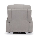 Flexsteel Zecliner Model 2 Fabric Power Recliner with Power Headrest & Lumbar in Dove - 1092-50PH