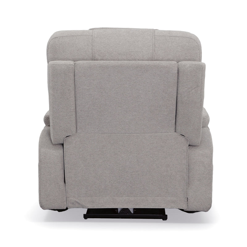 Flexsteel Zecliner Model 2 Fabric Power Recliner with Power Headrest & Lumbar in Dove - 1092-50PH