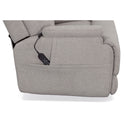 Flexsteel Zecliner Model 2 Fabric Power Recliner with Power Headrest & Lumbar in Dove - 1092-50PH