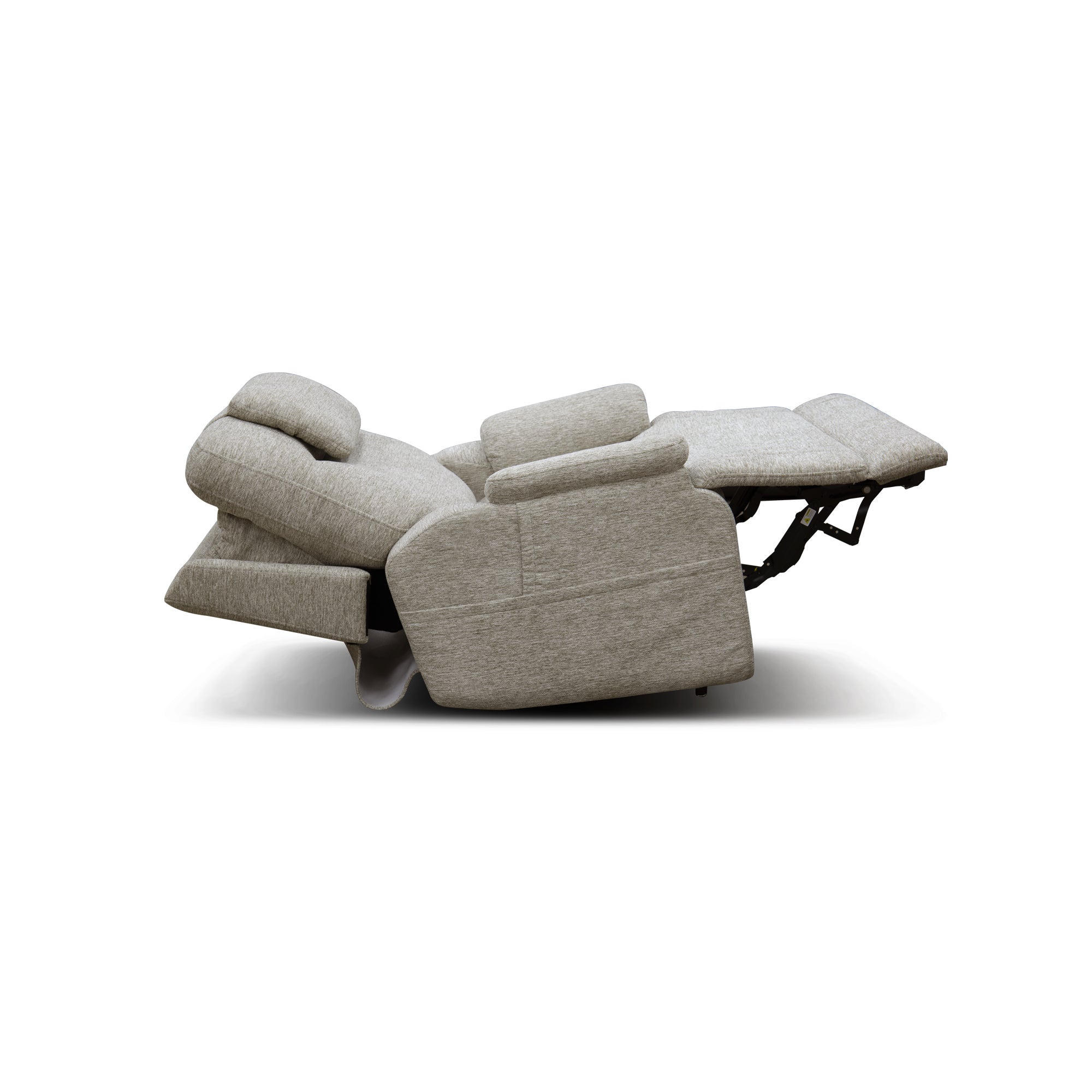 Flexsteel Zecliner Model 2+ Dove Power Lift Recliner with Power Headrest, Lumbar, Heat & Massage 1092-55P5-358-80