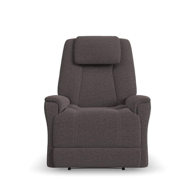 Zecliner Model 3+ Umber Fabric Power Lift Recliner with Power Headrest, Lumbar, Heat & Massage 1093-55P5-358-04