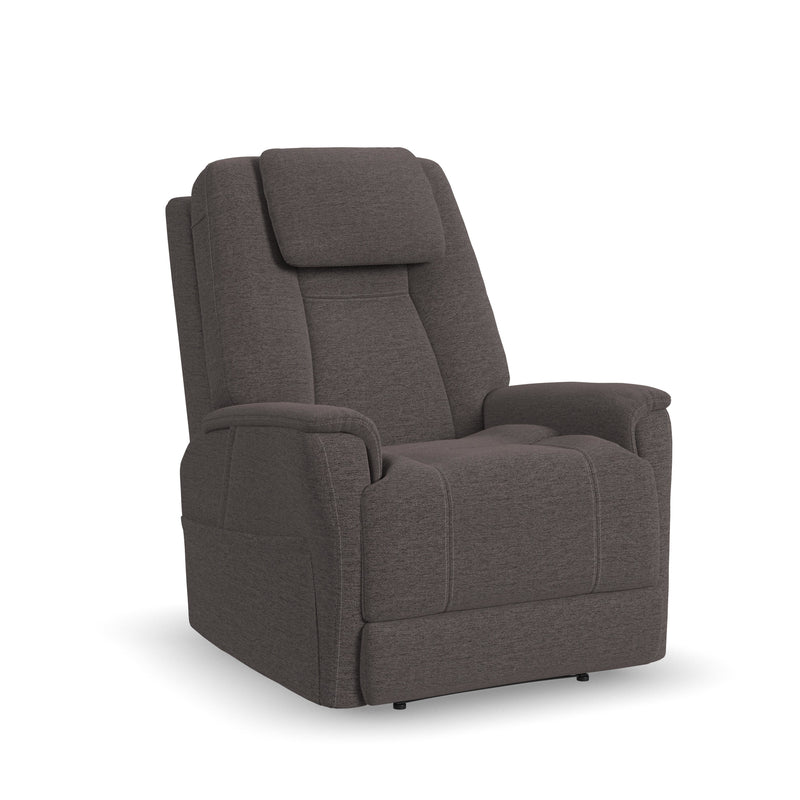 Zecliner Model 3+ Umber Fabric Power Lift Recliner with Power Headrest, Lumbar, Heat & Massage 1093-55P5-358-04