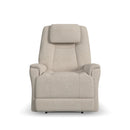 Flexsteel Zecliner Model 3+ Umber Fabric Power Lift Recliner with Power Headrest, Lumbar, Heat & Massage 1093-55P5-358-11