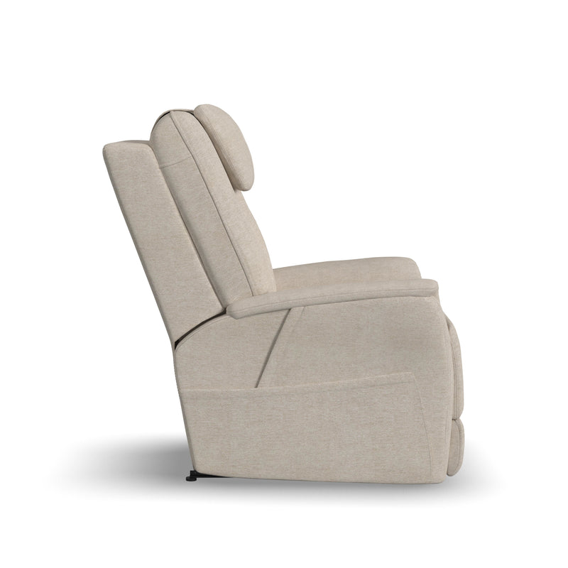 Zecliner Model 3+ Umber Fabric Power Lift Recliner with Power Headrest, Lumbar, Heat & Massage 1093-55P5-358-11