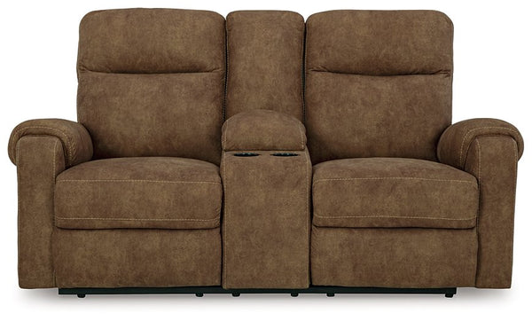 Edenwold Reclining Loveseat with Console image