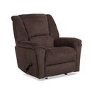 Flexsteel Perfect Match Plush Fabric Power Gliding Recliner with Power Headrest & Lumbar in Buffalo
