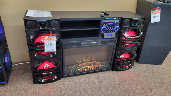 XFIRE fireplace entertainment center