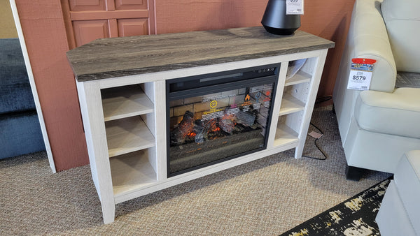 DORRINSON TV STAND WITH FIIREPLACE