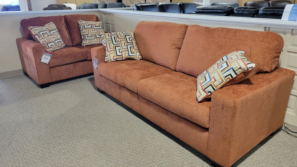 AVIEMORE SOFA AND LOVESEAT SET (SPICE)