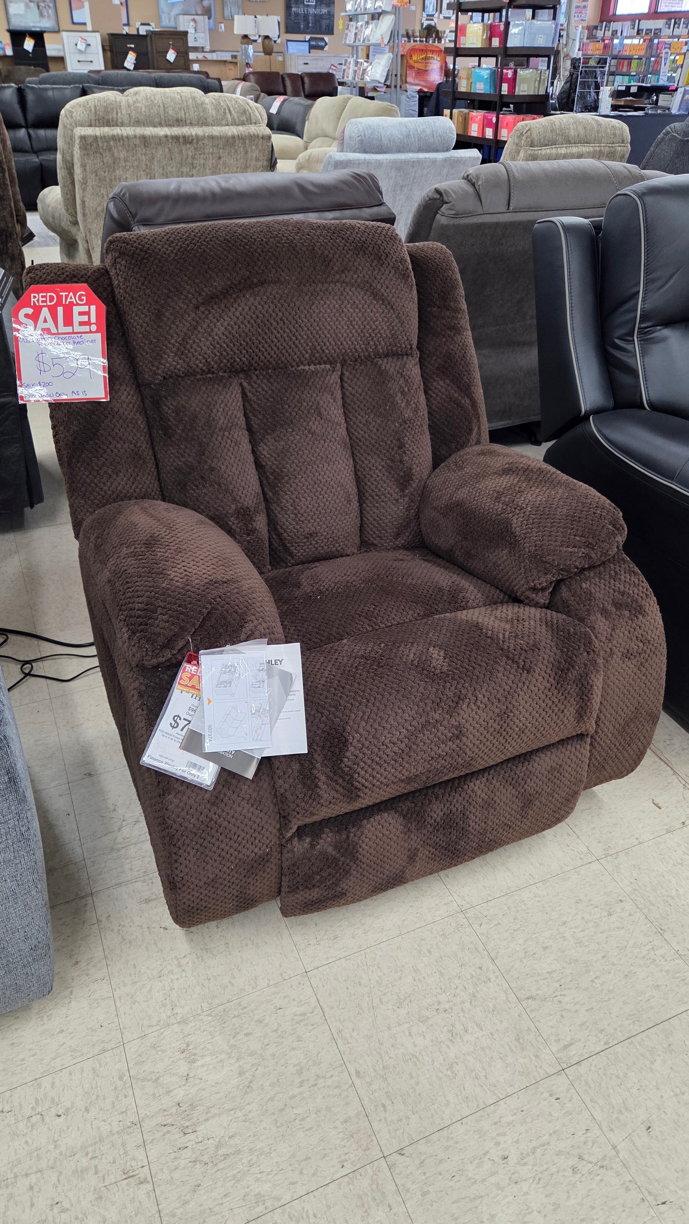 Observation recliner - chocolate
