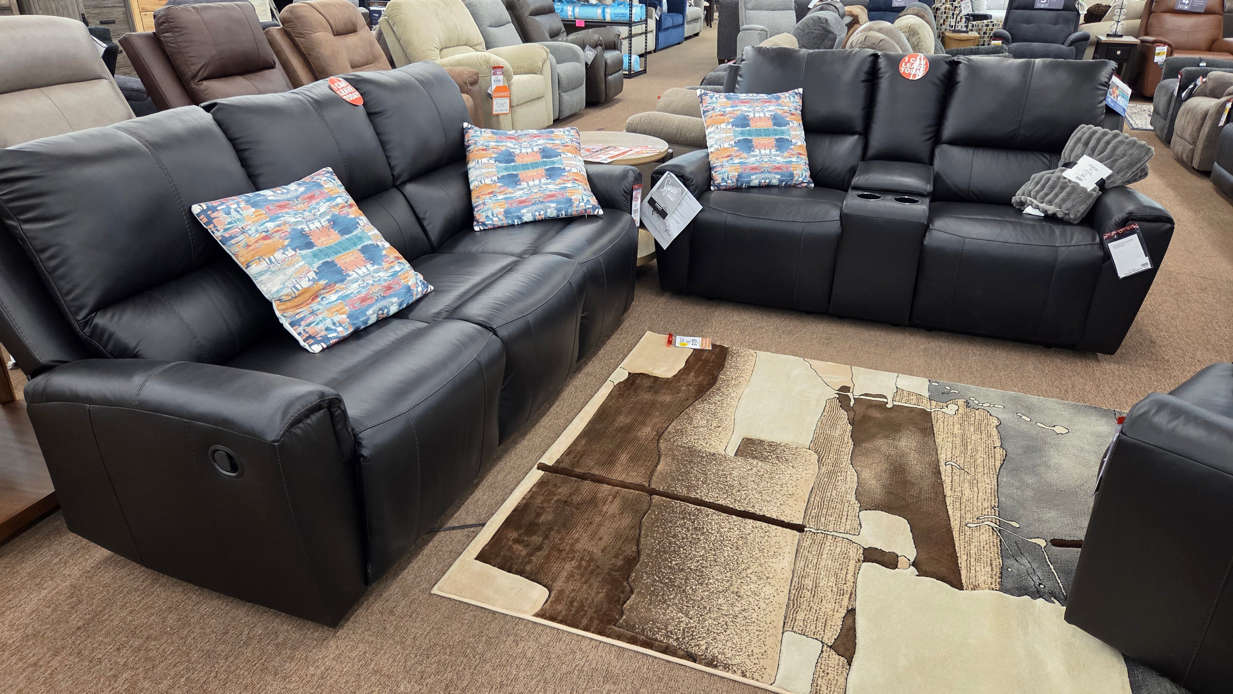 Glossmore sofa and loveseat set