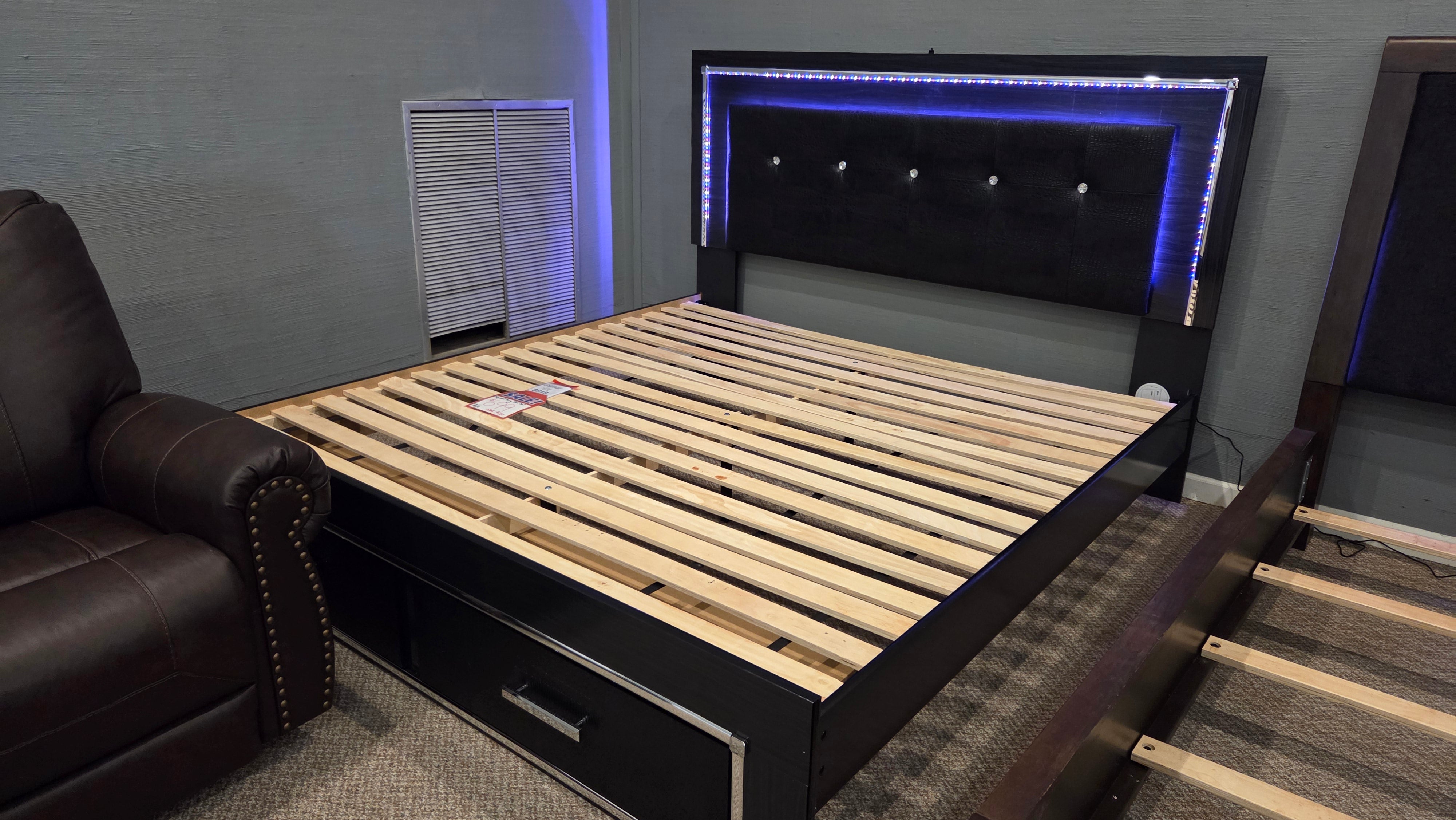 Kaydell King Panel Storage Bed
