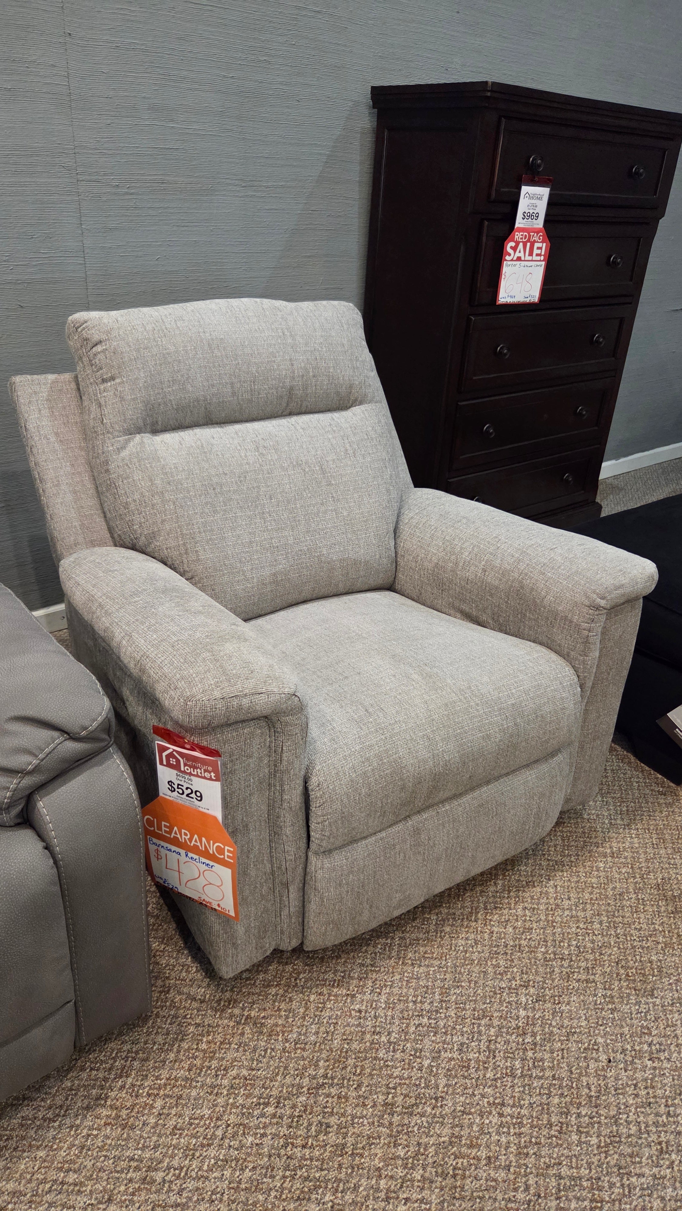 Barnsana recliner (ash)