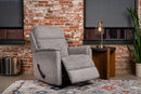 Flexsteel Perfect Match Compact Gray Glider Recliner