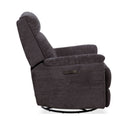 Flexsteel Perfect Match Sophisticated Steel Power Swivel Glider Recliner