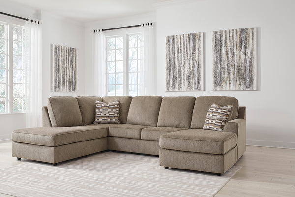 O'Phannon sectional with left side chaise