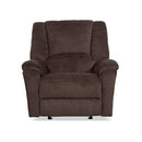 Flexsteel Perfect Match Plush Fabric Power Gliding Recliner with Power Headrest & Lumbar in Buffalo