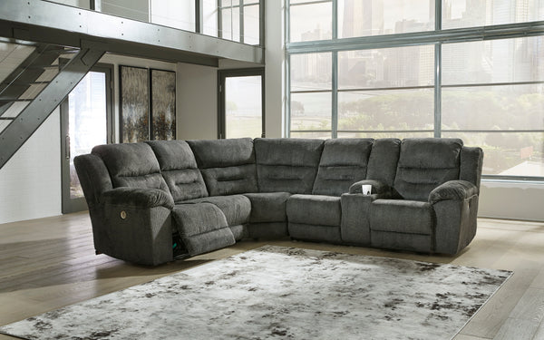 Nettington sectional with right side console