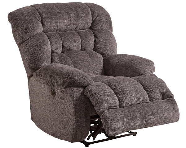 Catnapper Power Lay Flat Recliner - Cobblestone