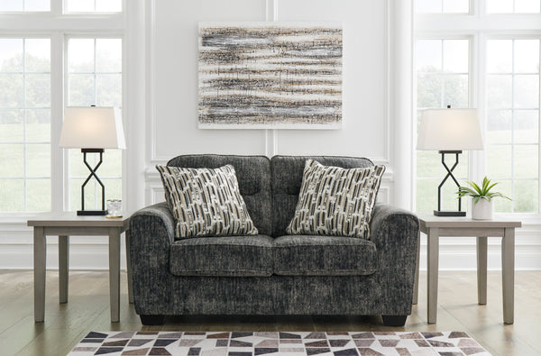 Lonoke loveseat (gunmetal)