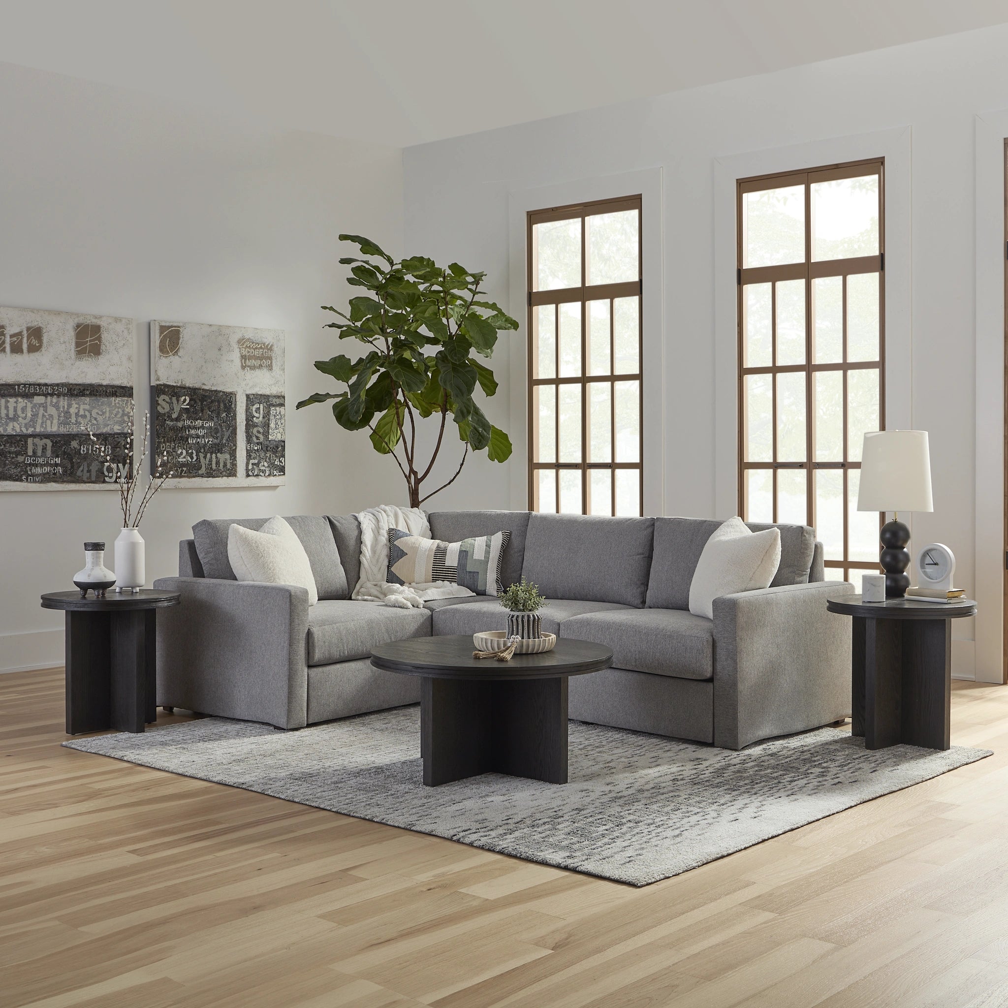 Flex 4-Seat Sectional with Standard Arm - 5000003547