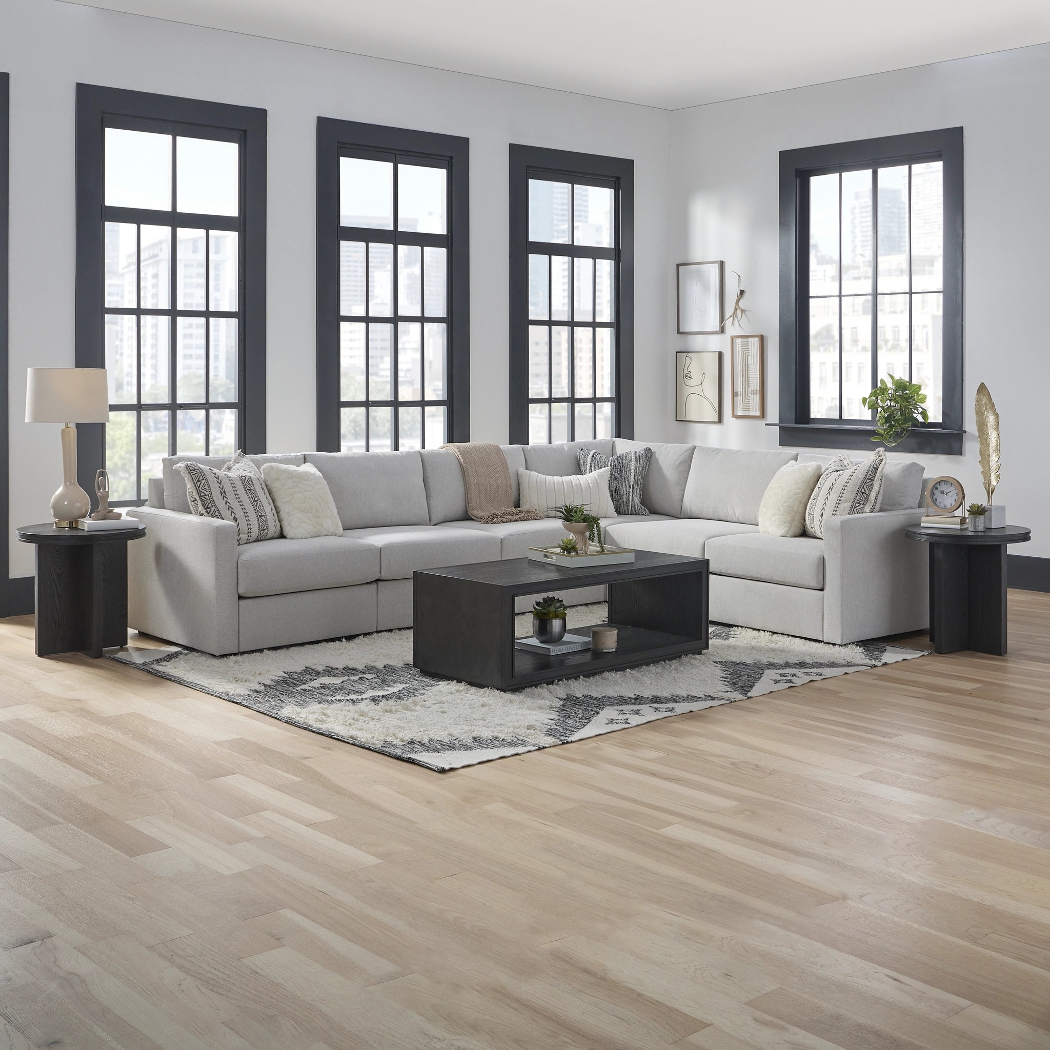 Flex 6-Seat Sectional with Standard Arm - 5000003532
