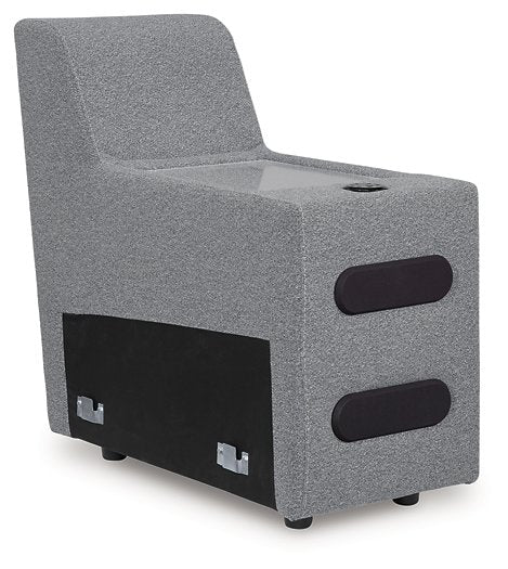 ModMax II Reclining Sectional with Chaise and Audio Console
