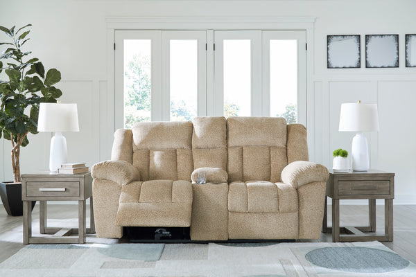 Tip Off power loveseat (wheat)