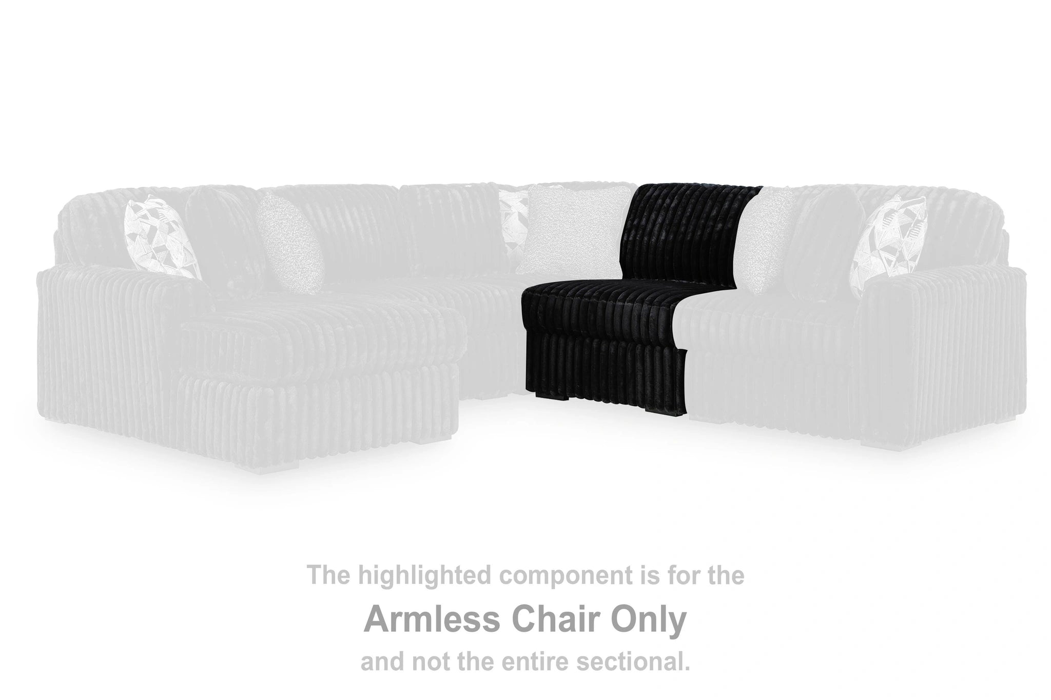 Midnight-Madness Sectional with Chaise