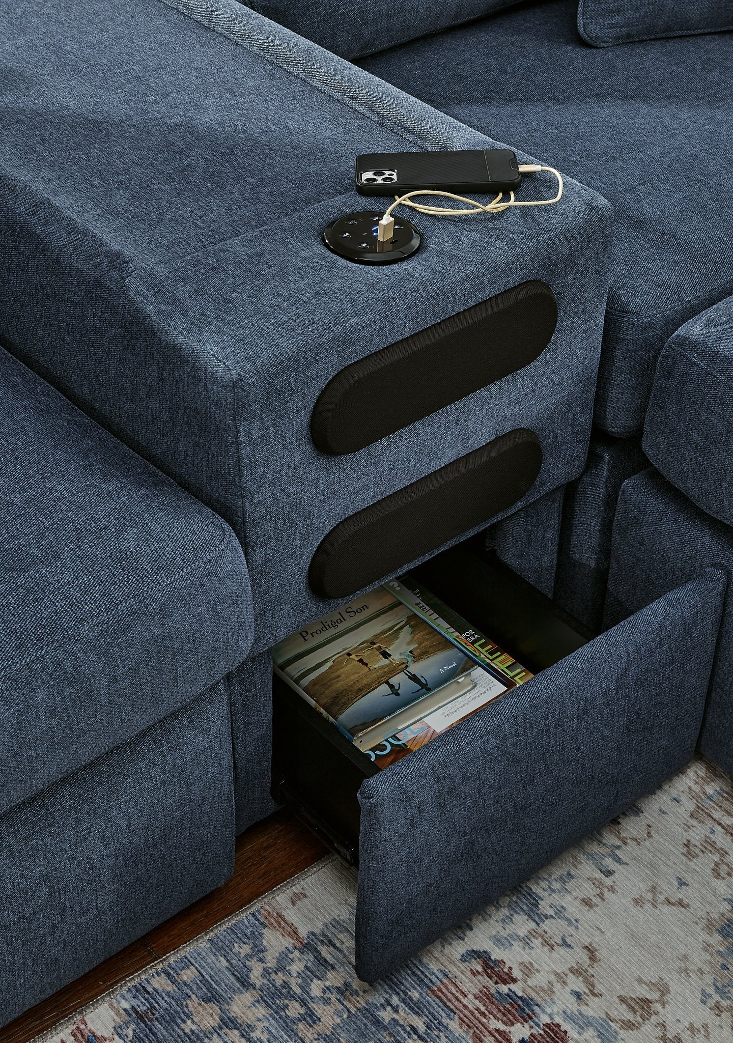 Modmax Sectional with Audio Console