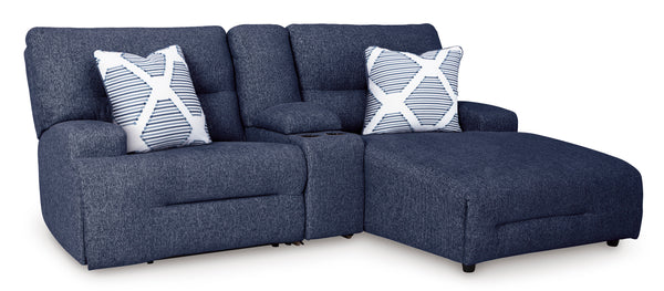 Acklen Place 3pc with right side chaise (navy)