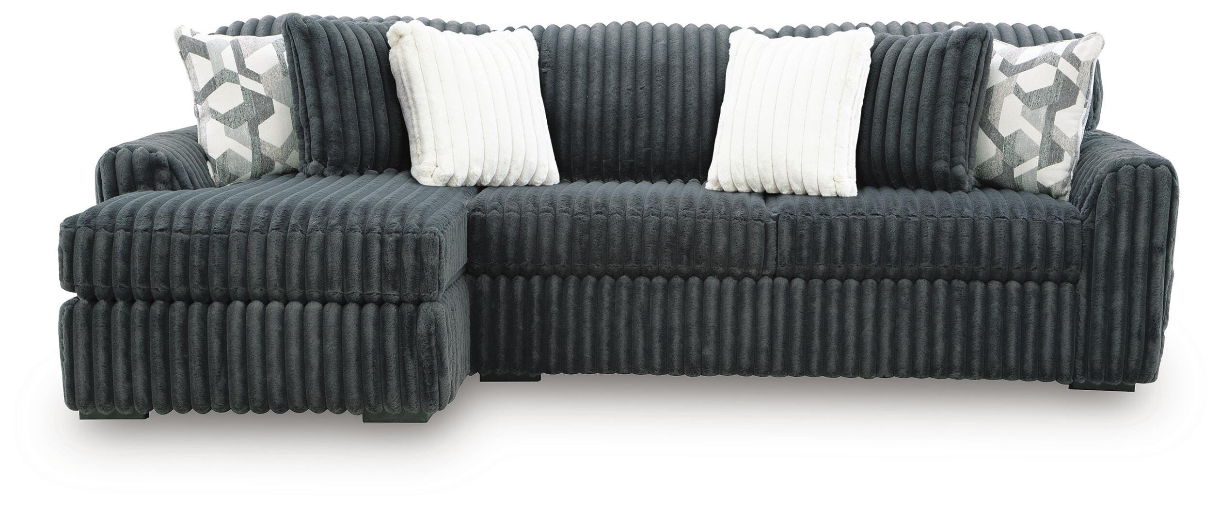 Midnight-Madness Sectional Sofa with Chaise