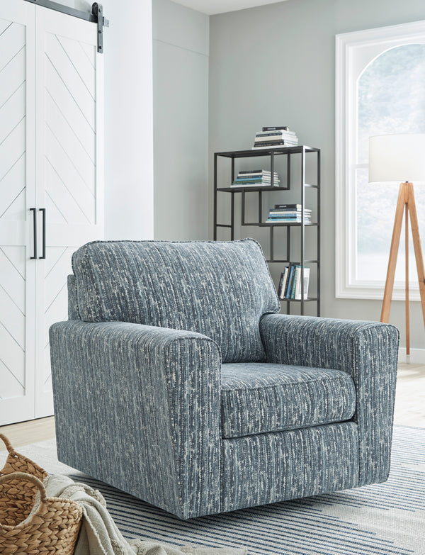 Aterburm swivel accent chair