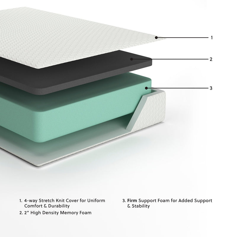 Chime 12 Inch Plush Memory Foam Mattress in a Box [ONLINE ONLY SALE!]