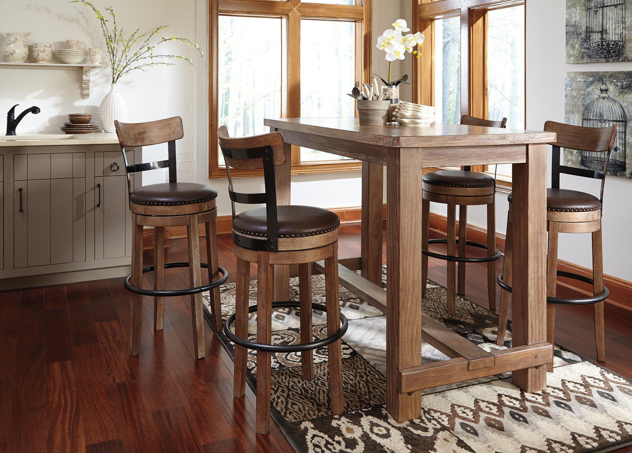 Pinnadel Bar Height Bar Stool (1/CN)